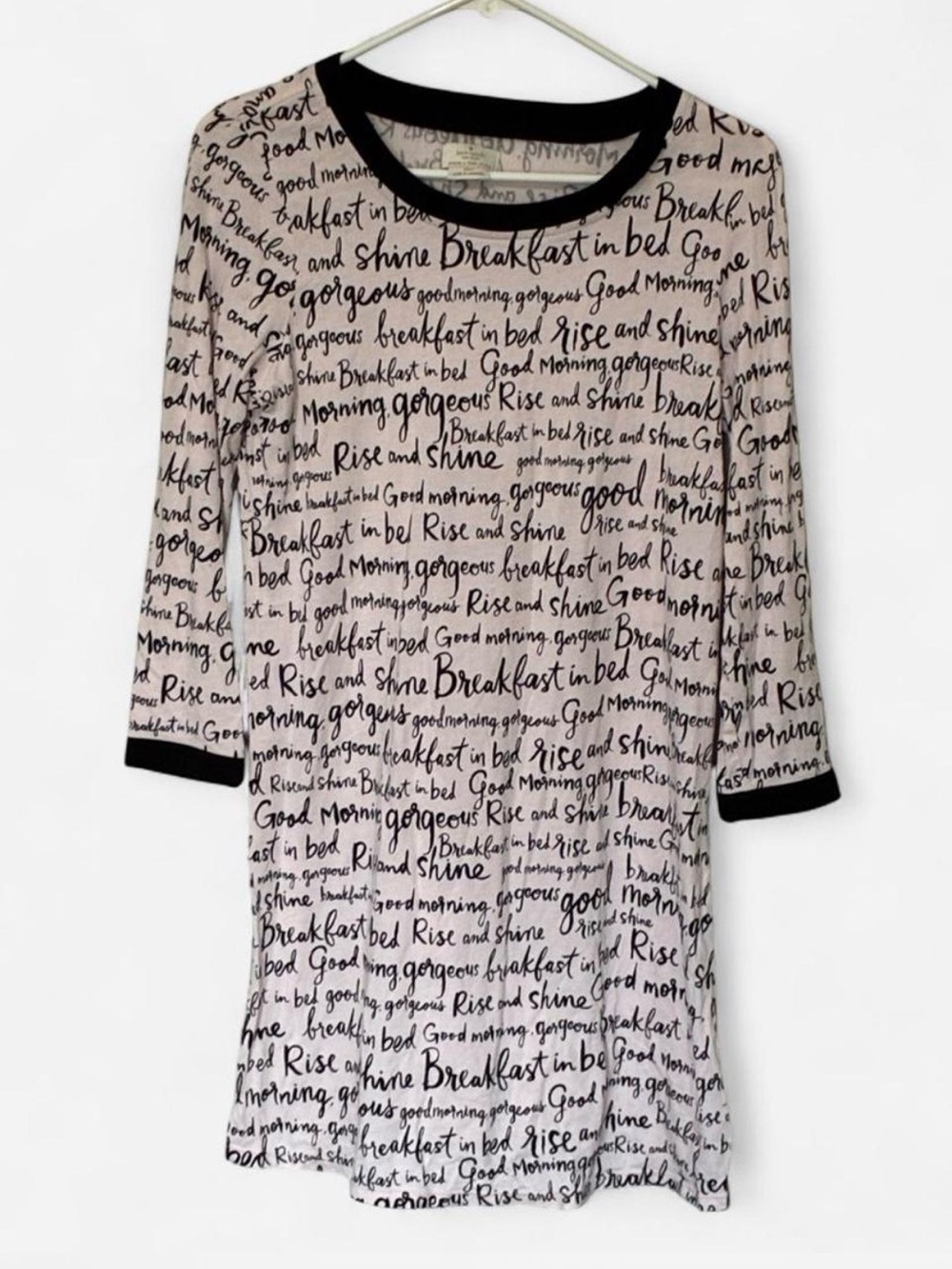 kate spade New York chemise sleep shirt dream a little dream size small